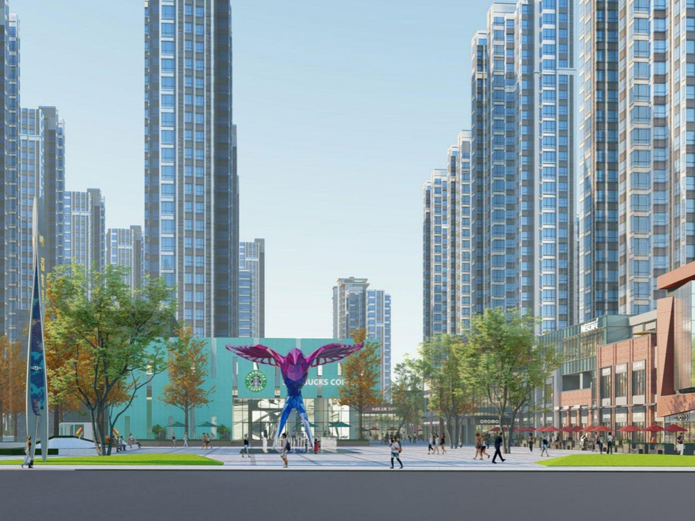 萬景·荔知(zhī)灣商業(yè)街(jiē)景觀